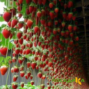 Клубника ампельная Анастасия купить по цене от 370р. в интернет-магазине «Посадика» с доставкой почтой в в Кизилюрте и по всей России – [изображение №1].